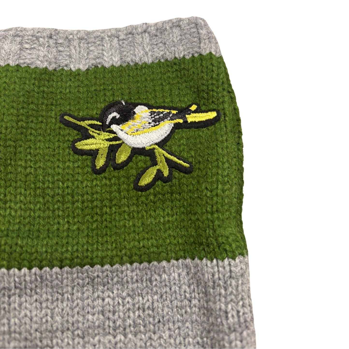 Bird Applique Arm Warmers | Fingerless Gloves in Black, Pink, or Green